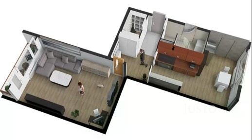 Prodej bytu 1+1 45 m² Maková, Ústí nad Labem - Severní Terasa