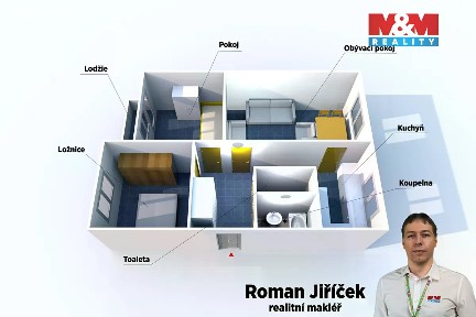 Prodej bytu 3+1 78 m² Žitná, Plzeň - Křimice