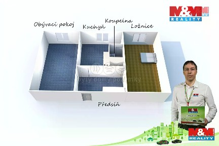 Prodej bytu 2+1 60 m² Komenského, Plzeň - Bolevec