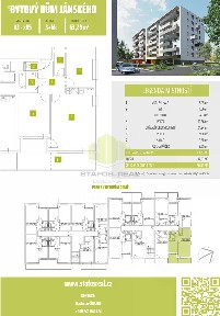 Pronájem bytu 3+kk 63 m² Janského, Olomouc - Povel