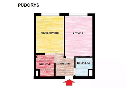 Prodej bytu 2+kk 40 m² Holandská, Kladno - Kročehlavy