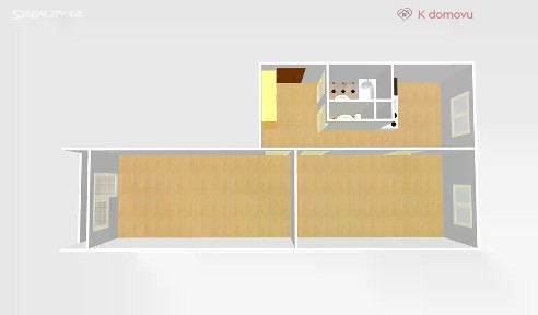 Prodej bytu 2+1 55 m² Jana Masaryka, Hradec Králové - Nový Hradec Králové