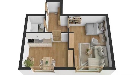Pronájem bytu 1+1 40 m² třída Tomáše Bati, Zlín