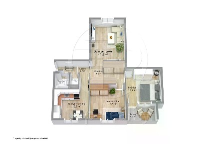 Prodej bytu 3+1 74 m² Jiřího z Poděbrad, Sokolov