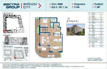 Prodej bytu 5+kk 210 m² Šiklové, Praha