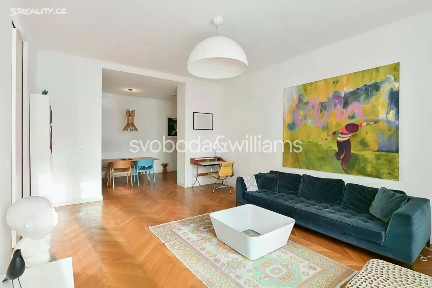 Pronájem bytu 3+1 110 m² Na baště sv. Tomáše, Praha - Hradčany