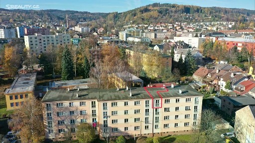 Pronájem bytu 2+1 53 m² Riegrova, Česká Třebová