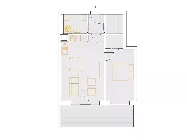 Pronájem bytu 2+kk 54 m² K. Šatala, České Budějovice - České Budějovice 3