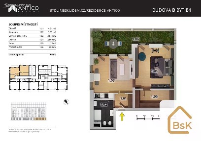 Prodej bytu 2+kk 71 m² Zborovská, Český Brod