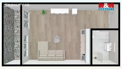 Prodej bytu 1+kk 21 m² M. G. Dobnera, Most