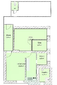 Pronájem bytu 2+kk 65 m² Dolní Branná