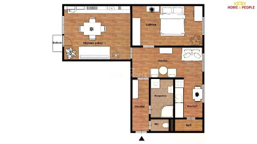 Prodej bytu 3+kk 62 m² Komenského, Golčův Jeníkov