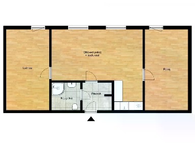 Prodej bytu 3+kk 66 m² Palackého, Velim