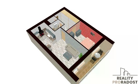 Prodej bytu 2+kk 40 m² J. Holuba, Kralupy nad Vltavou - Lobeček