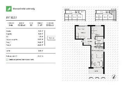 Prodej bytu 3+kk 80 m² Loudova, Olomouc - Povel