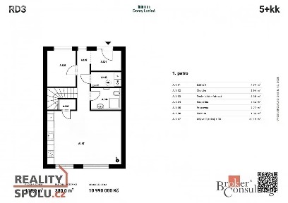Prodej rodinného domu 118 m², pozemek 382 m² Losiná