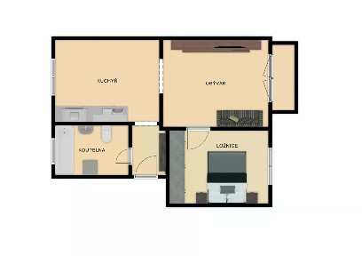 Prodej bytu 2+1 48 m² Kollárova, Dvůr Králové nad Labem