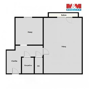 Prodej bytu 2+kk 56 m² K. J. Erbena, Most