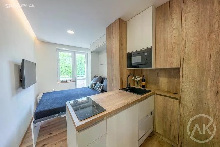 Pronájem bytu 1+kk 17 m² Haškova, Opava - Předměstí