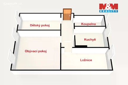 Prodej bytu 3+1 61 m² Ondřejská, Karlovy Vary