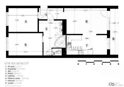 Prodej bytu 3+1 67 m² Lovosická, Praha - Prosek