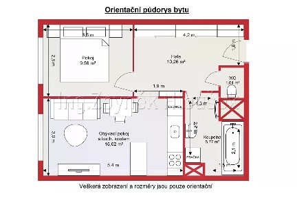 Prodej bytu 2+kk 44 m² Podjavorinské, Praha - Chodov