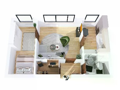 Pronájem bytu 2+1 45 m² Uničovská, Šternberk