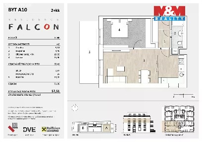 Prodej bytu 2+kk 57 m² Sokolská, Mělník