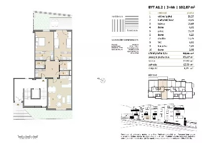 Prodej bytu 3+kk 103 m² Riegrova, Černošice