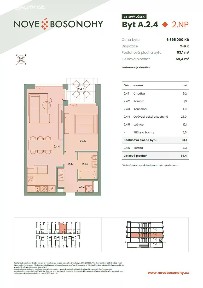 Prodej bytu 2+kk 59 m² Brno