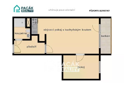 Prodej bytu 2+kk 40 m² Jeremiášova, Olomouc - Povel