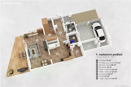 Prodej rodinného domu 211 m², pozemek 1162 m² Chotilsko - Záborná Lhota