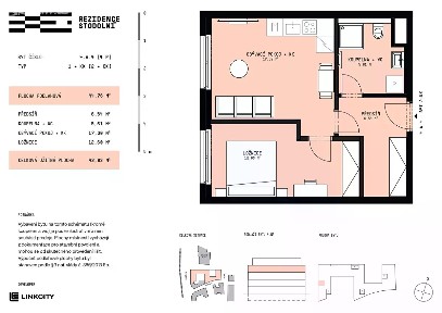 Prodej bytu 1+kk 43 m² Stodolní, Ostrava - Moravská Ostrava