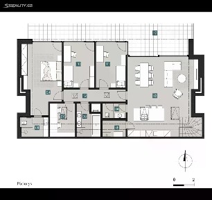 Prodej bytu 5+kk 130 m² Pecháčkova, Praha - Smíchov
