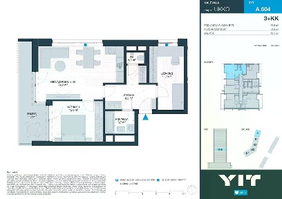 Prodej bytu 3+kk 62 m² Brno