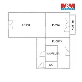 Prodej bytu 2+1 55 m² Kopernikova, Třinec - Lyžbice