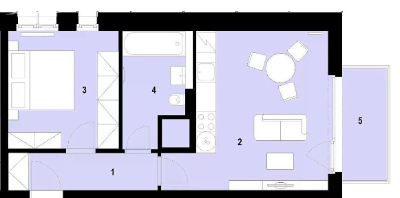 Prodej bytu 2+kk 47 m² Plynárenská, Brno - Zábrdovice
