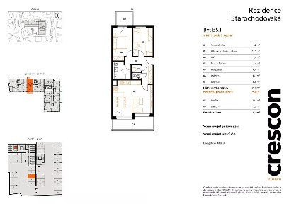 Prodej bytu 3+kk 72 m²