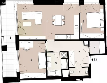 Prodej bytu 3+kk 76 m² Jana Želivského, Praha - Žižkov