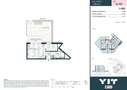 Prodej bytu 1+kk 29 m² Komárkova, Praha - Chodov