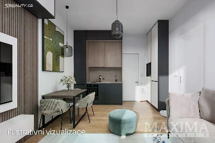 Prodej bytu 2+kk 30 m² Pod Harfou, Praha - Vysočany