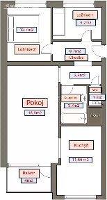 Prodej bytu 3+1 65 m² Hrubého, Praha - Kobylisy