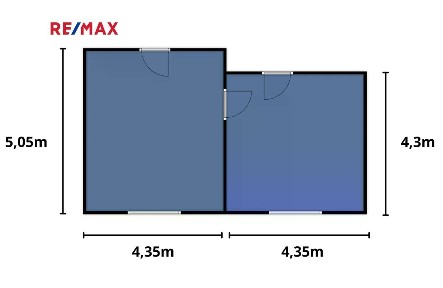 Pronájem kanceláře 41 m² Masná, Brno - Trnitá