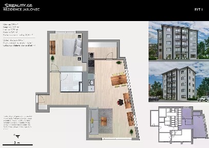 Prodej bytu 2+kk 67 m²
