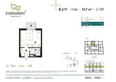 Prodej bytu 1+kk 32 m² Ďáblická, Praha - Ďáblice
