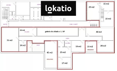 Pronájem kanceláře 75 m² Brno - Brno-jih