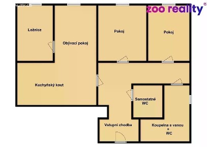 Prodej bytu 4+kk 71 m² Trutnov - Horní Staré Město
