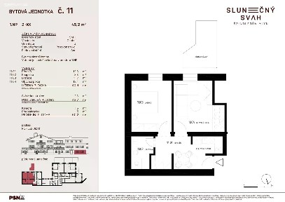 Prodej bytu 2+kk 40 m²