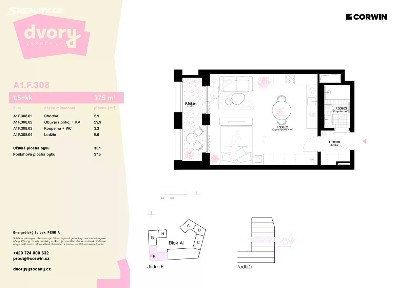 Prodej bytu 1+kk 38 m²
