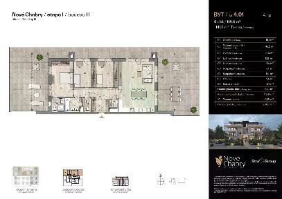 Prodej bytu 4+kk 118 m² Kadaňská, Praha - Dolní Chabry
